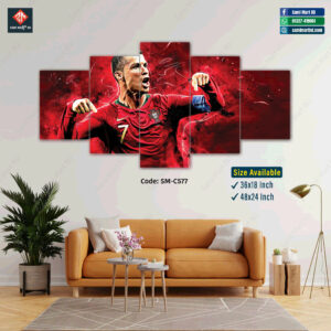 CR7 Ronaldo Wall Canvas - SM-C577 - Image 1
