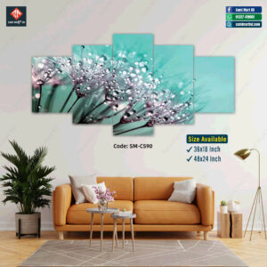 Flowers Wall Canvas - SM-C590 - Image 1