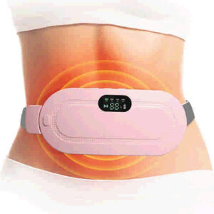 Wireless Warm Palace Belt With LCD Display Heating Pad Relieve Hot Compress - Image 2