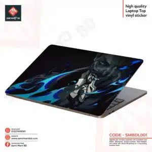 Anime Laptop Top Cover Vinyl Sticker | Waterproof Premium Laptop Skin | SMBDL001