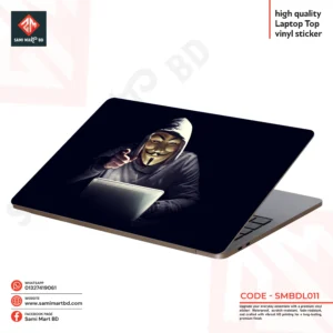 Laptop Top Cover Vinyl Sticker | Waterproof Premium Laptop Skin | SMBDL011 - Image 1