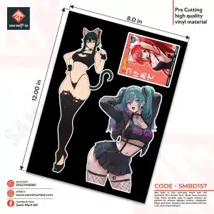Mini Stickers Pack For Bike & Car